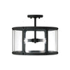 Capital Lighting Three Light Semi-Flush Mount
