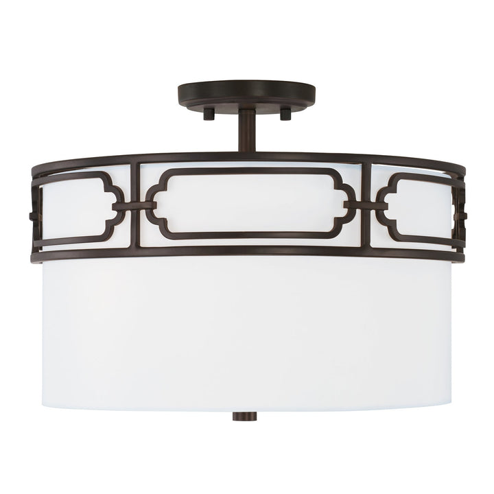 Capital Lighting Three Light Semi-Flush Mount