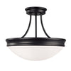 Capital Lighting Three Light Semi-Flush Mount