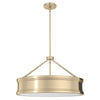 Capshaw Six Light Pendant in Alturas Gold