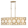 Carter LED Chandelier in Burnished Gold