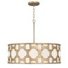 Carter LED Chandelier in Burnished Gold