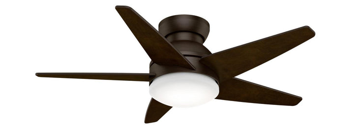 Casablanca Isotope 44" Indoor Flushmoutn Ceiling Fan with 18W LED and Wall Control