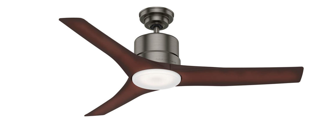 Casablanca Piston 52" Indoor/Outdoor Ceiling Fan with 17W LED and Remote