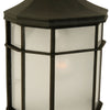 Cast One Light Wall Mount in Textured Black