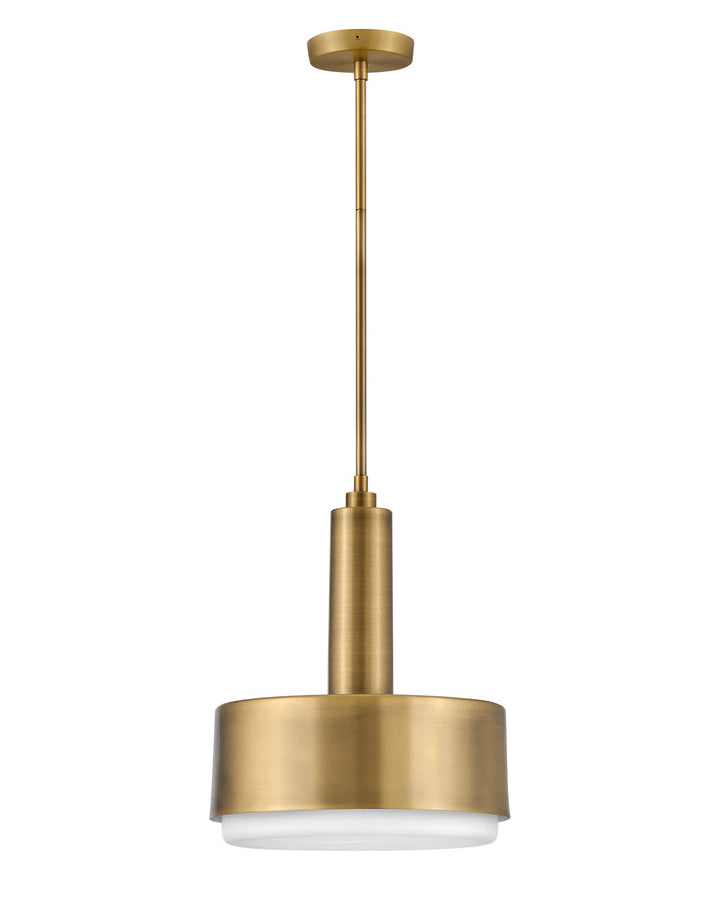 Cedric LED Pendant in Lacquered Brass