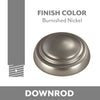 Ceiling Fan Downrod Coupler in Burnished Nickel