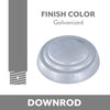 Ceiling Fan Downrod Coupler in Galvanized