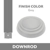 Ceiling Fan Downrod Coupler in Grey