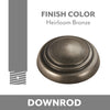 Ceiling Fan Downrod Coupler in Heirloom Bronze
