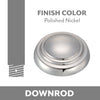 Ceiling Fan Downrod Coupler in Polished Nickel