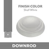Ceiling Fan Downrod Coupler in Shell White