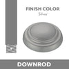 Ceiling Fan Downrod Coupler in Silver