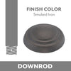 Ceiling Fan Downrod Coupler in Smoked Iron