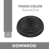 Ceiling Fan Downrod Coupler in Textured Coal