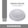 Ceiling Fan Downrod Coupler in Textured White