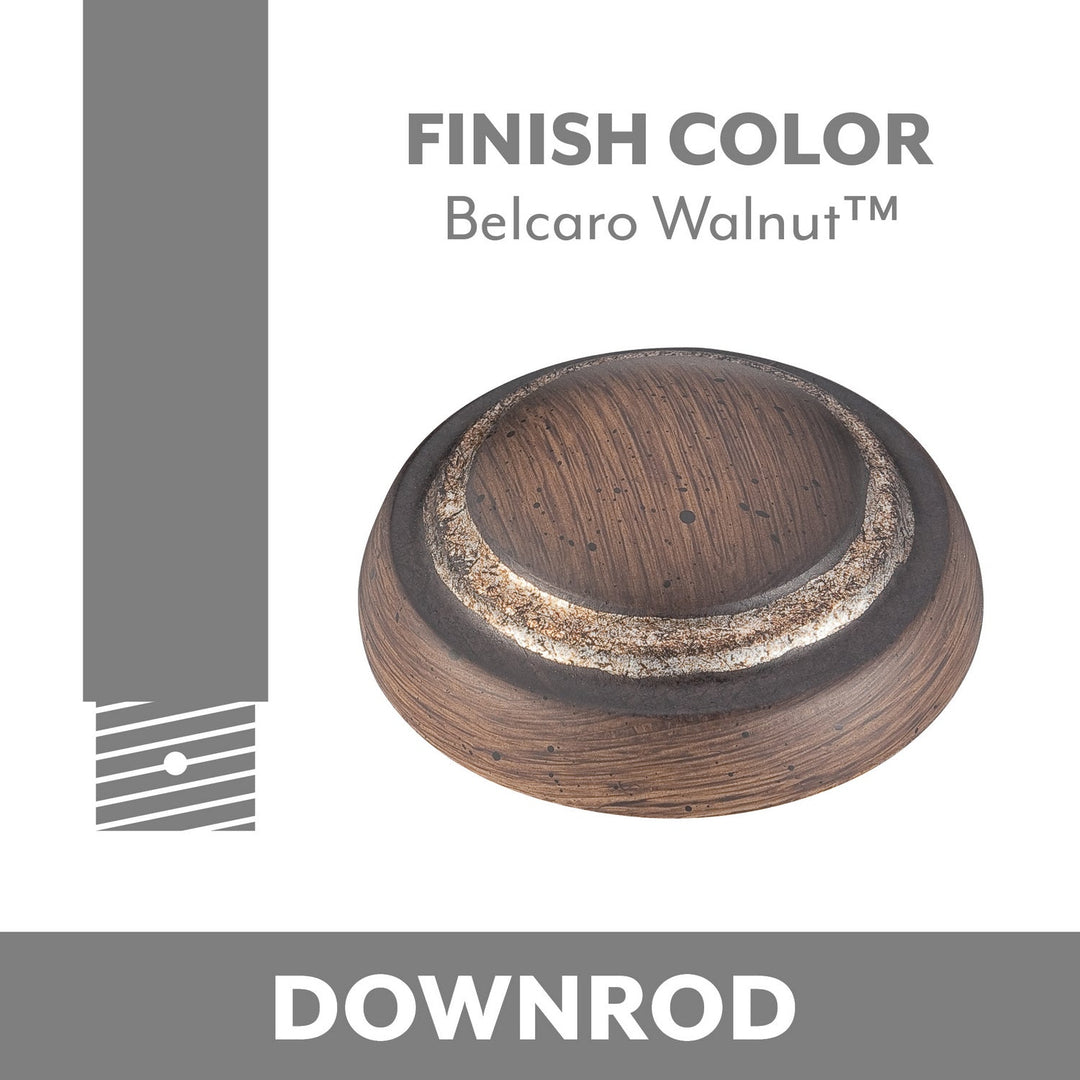 Ceiling Fan Downrod in Belcaro Walnut