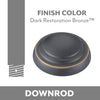 Minka Aire 4.5" Ceiling Fan Downrod in Dark Restoration Bronze