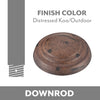 Ceiling Fan Downrod in Distressed Koa