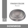 Ceiling Fan Downrod in Pewter