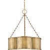 Chance LED Pendant in Heritage Brass