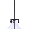 Chardonnay Three Light Pendant in Flat Black
