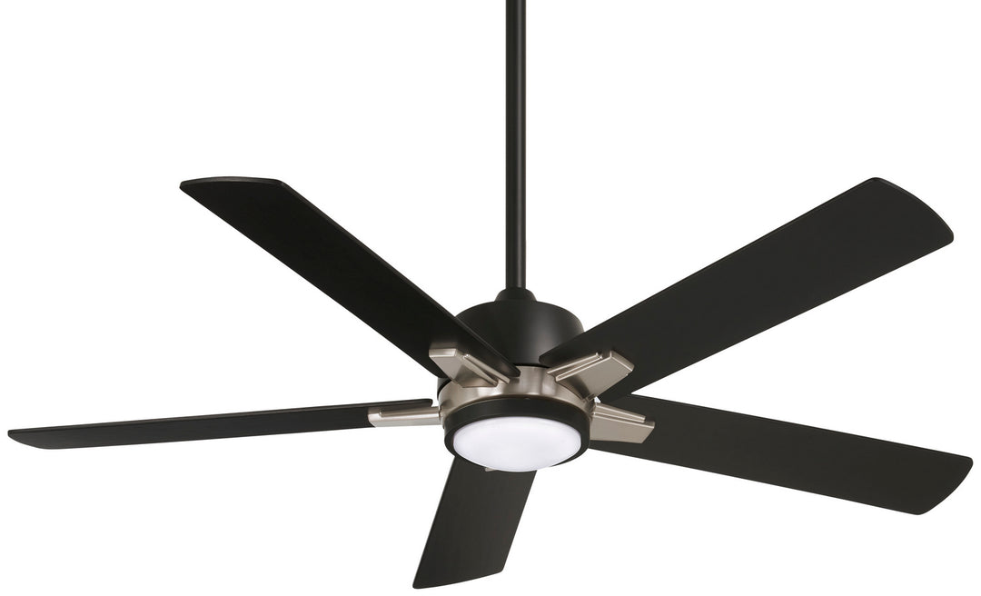 Minka Aire Stout 54" Ceiling Fan with 16W Dimmable LED Light and Handheld Remote Control