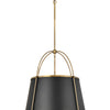 Clarke LED Chandelier in Warm Brass