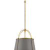 Clarke LED Pendant in Lacquered Dark Brass
