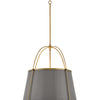 Clarke LED Pendant in Lacquered Dark Brass