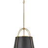 Clarke LED Pendant in Warm Brass