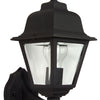Coach Lights Cast One Light Wall Mount in Textured Black