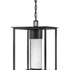 Coen LED Hanging Lantern in Black