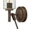 Collier LED Wall Sconce in Light Oiled Bronze