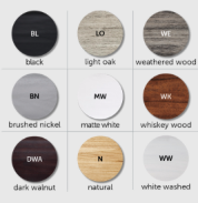 Select Blade Finish (48" Fan)