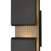 Contour LED Outdoor Lantern in Black