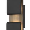 Contour LED Outdoor Lantern in Black