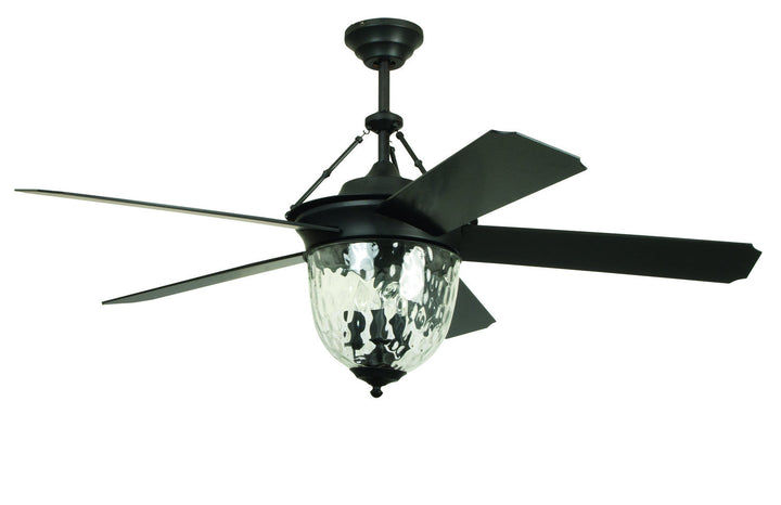 Craftmade Cavalier 52" Indoor/Outdoor Ceiling Fan with LED and Remote Control in Aged Bronze Brushed