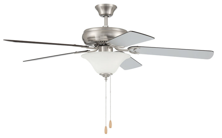 Craftmade Decorator's Choice 52" Pull Chain Ceiling Fan with Dimmable LED Light