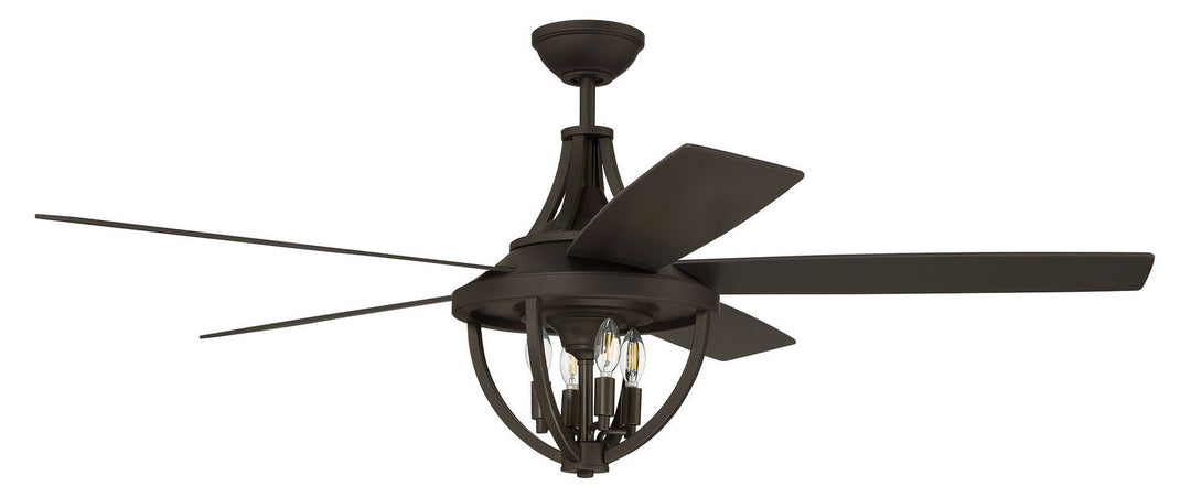 Craftmade Nash 56" Indoor/Outdoor Ceiling Fan with LED Light and Wall Control plus Remote