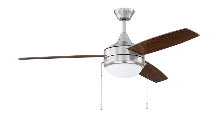 Craftmade Phaze 3 Blade 52" Pull Chain Ceiling Fan with LED Light