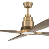 Craftmade Ricasso 60" DC Ceiling Fan with Remote and Wall Control in Satin Brass