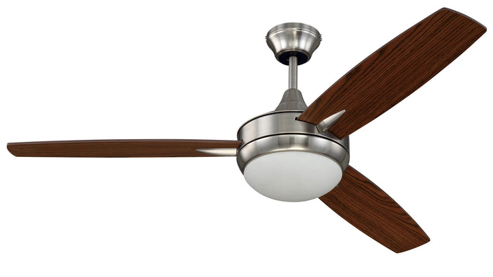 Craftmade Targas 52" Ceiling Fan with 22W LED Light and Wall Control