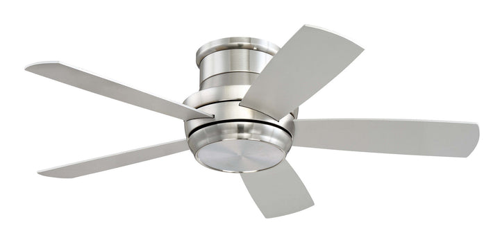 Craftmade Tempo Hugger Flushmount Ceiling Fan with 16W LED plus Wall and Remote Control