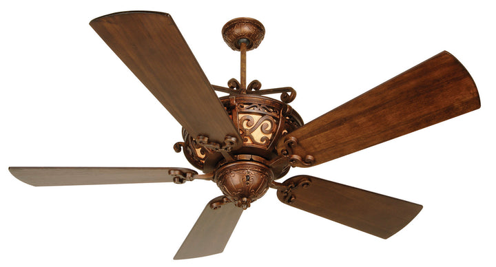 Craftmade Toscana 54" Pull Chain Ornate Ceiling Fan in Peruvian Bronze