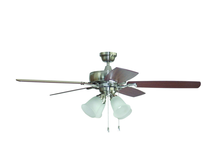 Craftmade Twist N Click  52" Pull Chain Ceiling Fan with 4 Light LED