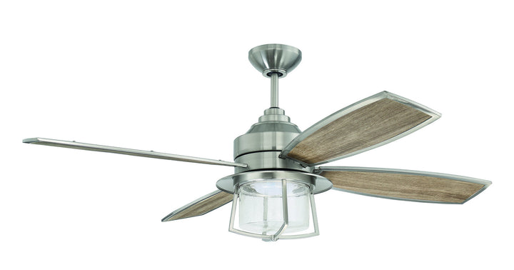 Craftmade Waterfront 52" Indoor/Outdoor AC Ceiling Fan with 22W Dimmable LED Light UCI Wall and Remote Control