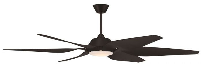 Craftmade Zoom 66" Indoor/Outdoor DC Ceiling Fan with 18W LED Light and Remote