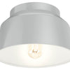 Cranbrook One Light Flush Mount in Dove Grey