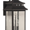 Crossbend Two Light Outdoor Wall Mount in Dark Bronze Gilded
